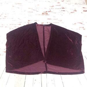 Talula cropped velvet kimono duster